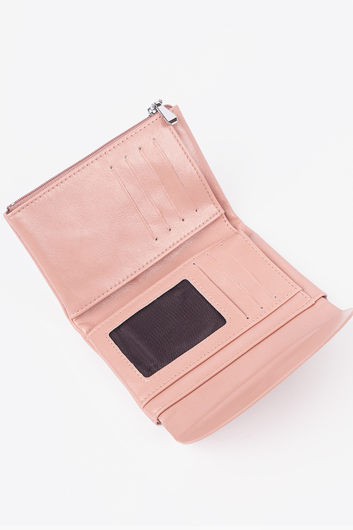 Rudos spalvos moteriška piniginė