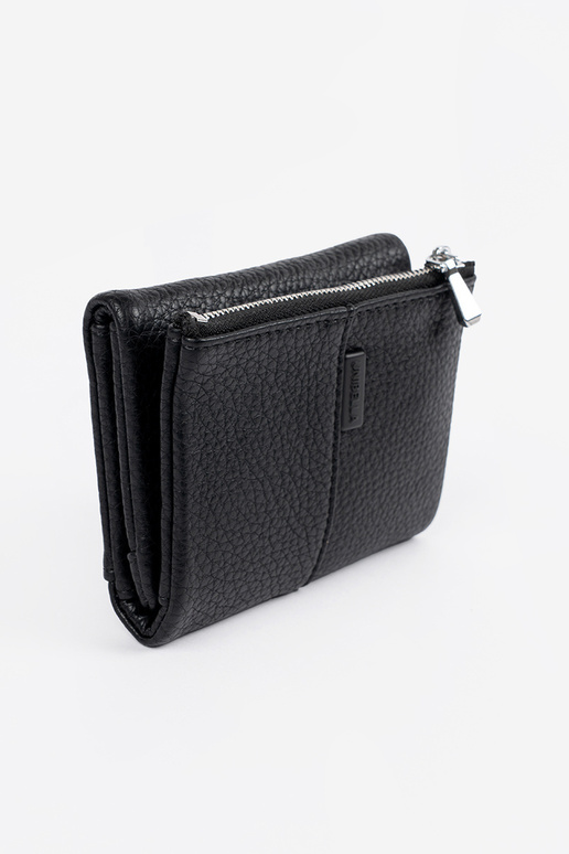 Juoda moteriška piniginė iš dirbtinės...