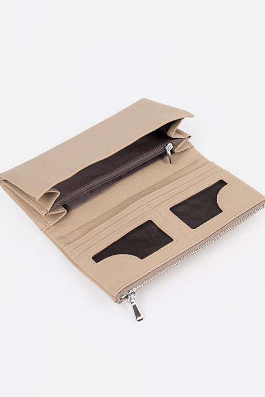 Smėlio spalvos moteriška piniginė