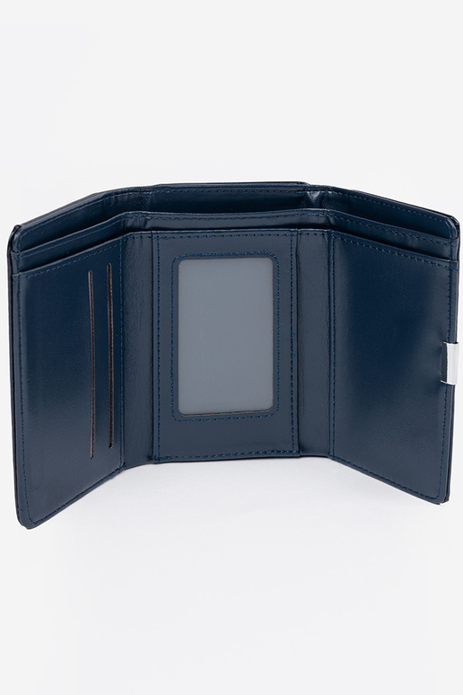 Tamsiai mėlyna moteriška piniginė iš... Tamsiai mėlyna moteriška piniginė iš...