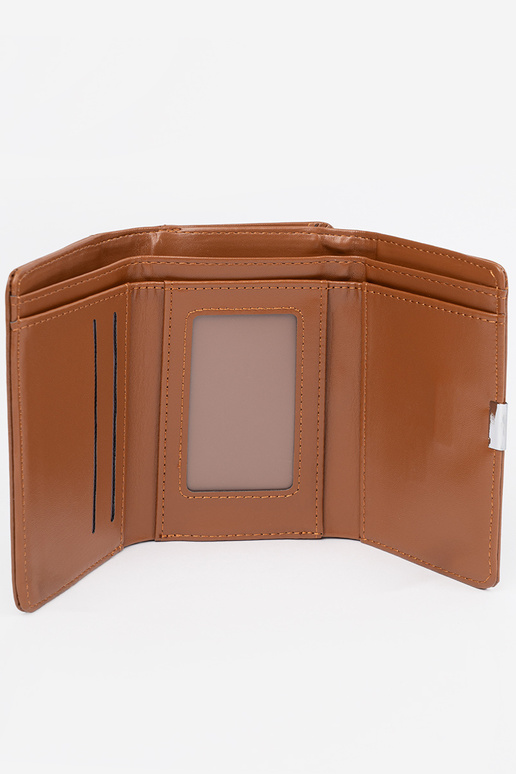 Ruda moteriška piniginė iš dirbtinės... Ruda moteriška piniginė iš dirbtinės...