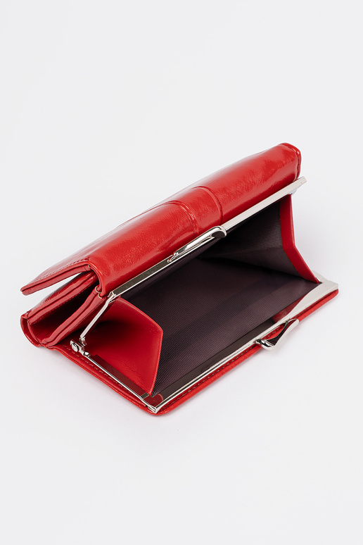 Raudona moteriška piniginė iš...