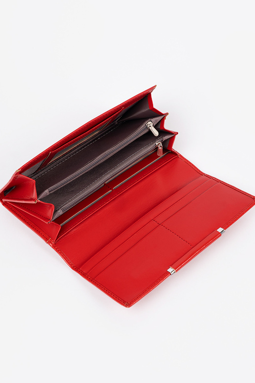 Elegantiška raudona moteriška piniginė