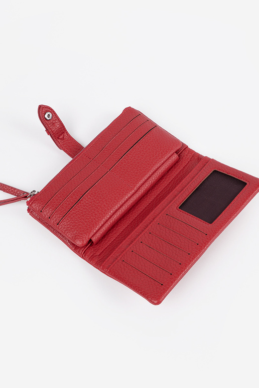 Raudonos spalvos moteriška piniginė...