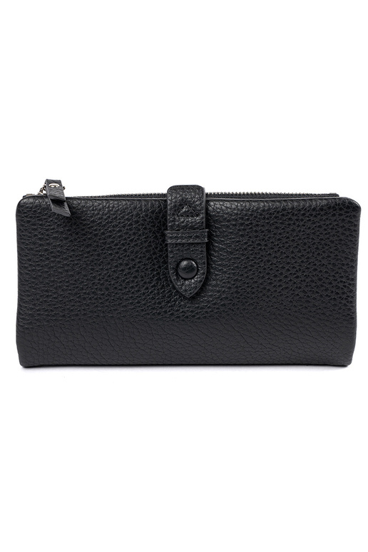 Juodos spalvos moteriška piniginė su...