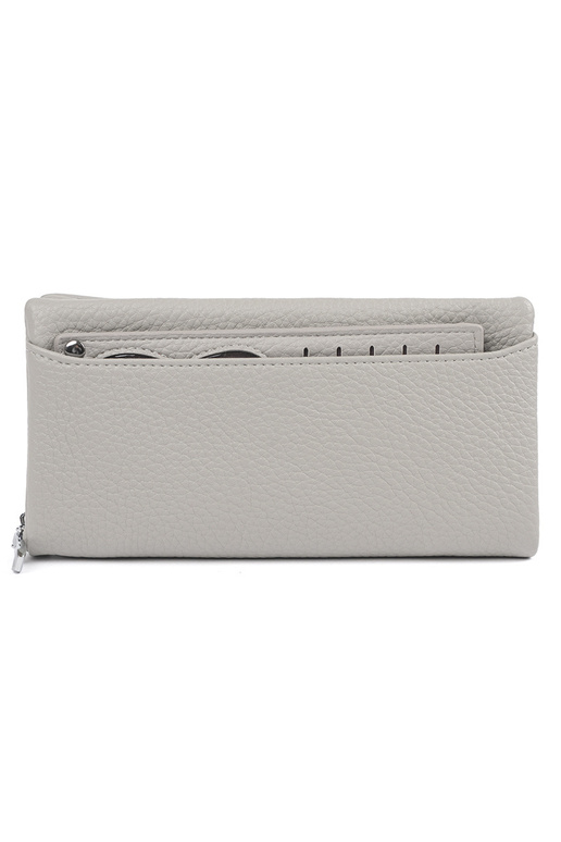 Didelė moteriška piniginė pilkos spalvos