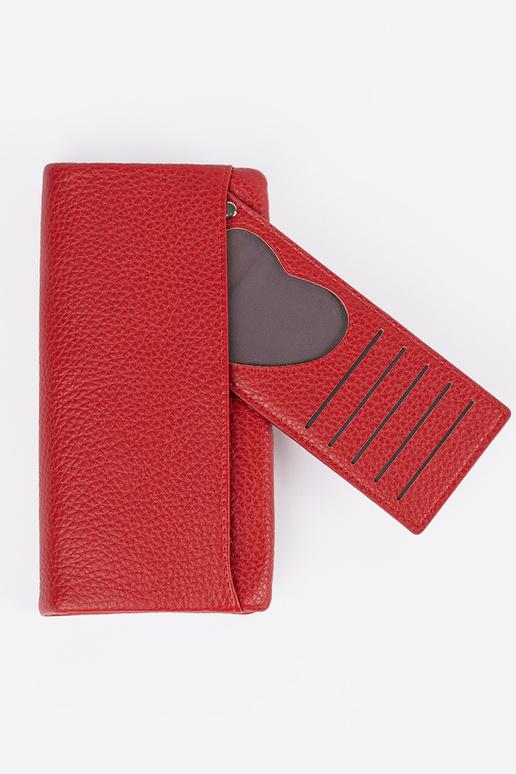 Didelė moteriška piniginė raudonos...