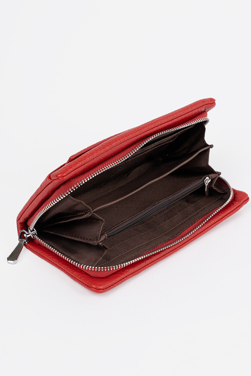 Didelė moteriška piniginė raudonos...