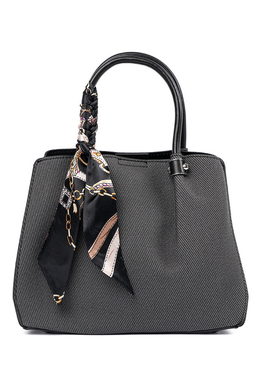 Juoda vidutinio dydžio rankinė su...