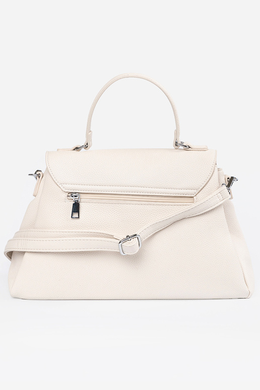 Smėlio spalvos rankinė su rankena