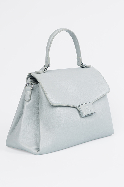 Mėlyna rankinė su rankena