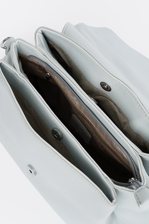 Mėlyna rankinė su rankena