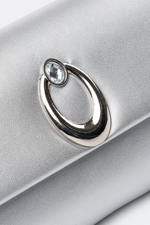 Rankinė voko tipo sidabro spalvos