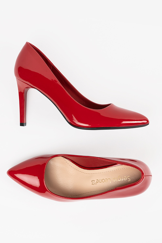 Raudonos spalvos odiniai moteriški...