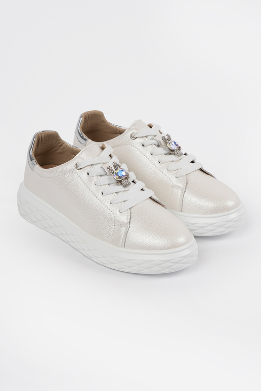 Balti-sidabriniai odiniai Sergio... Balti-sidabriniai odiniai Sergio...