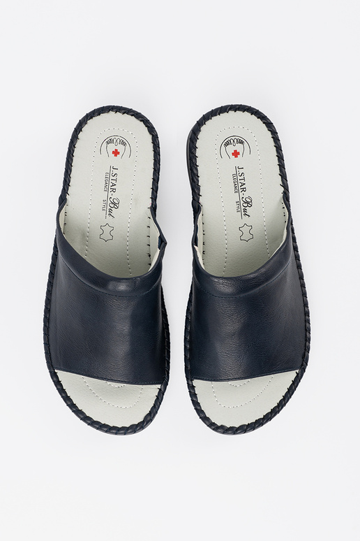 Moteriškos šlepetės su odiniais...