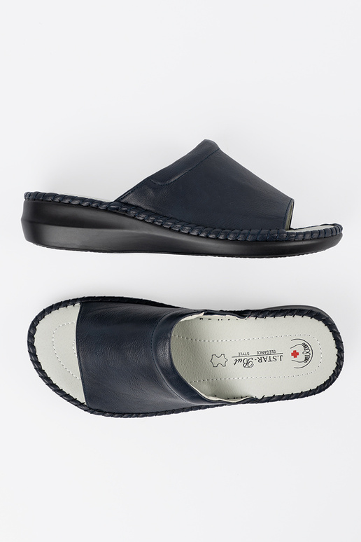 Moteriškos šlepetės su odiniais...