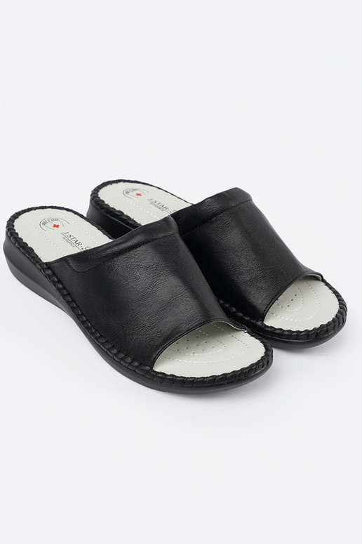 Moteriškos šlepetės su odiniais...