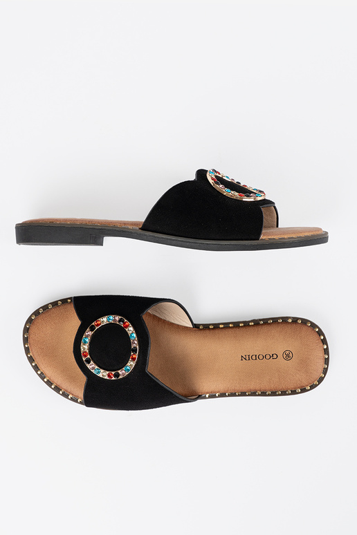 Moteriškos šlepetės su sagtimis ir...