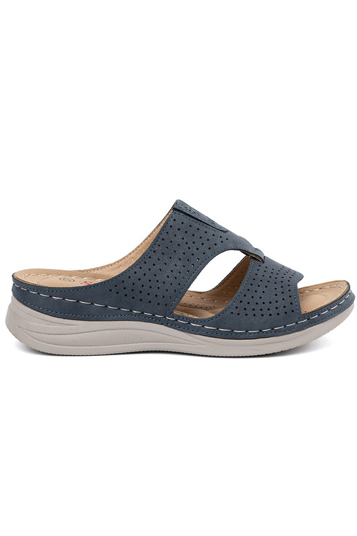 Patogūs šlepetės su įrangais mėlynos...