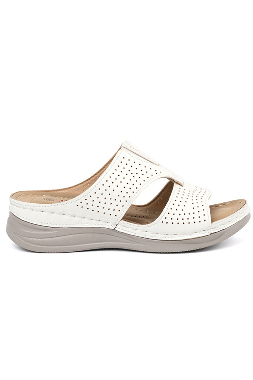 Patogūs šlepetės su įrangais baltos...