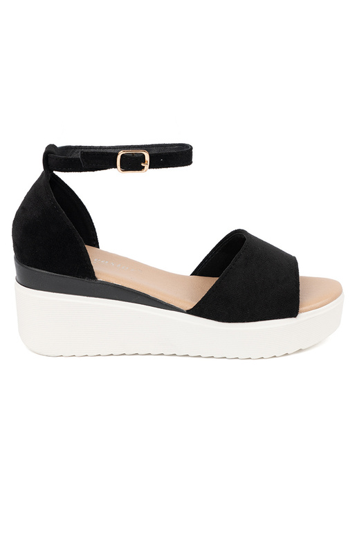 juodos spalvos sandalai moterų na...