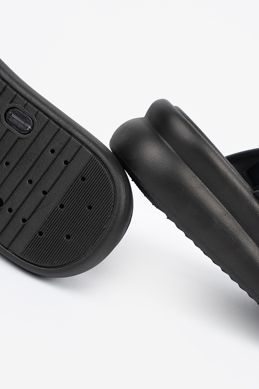 juodos spalvos Šlepetės moterų su...