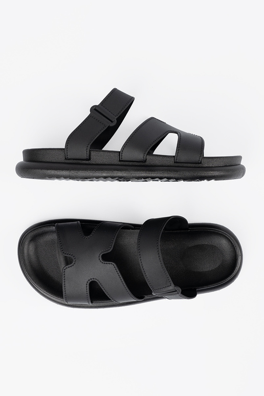 juodos spalvos Šlepetės moterų ant...