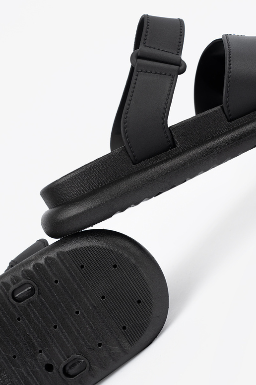 juodos spalvos Šlepetės moterų ant...