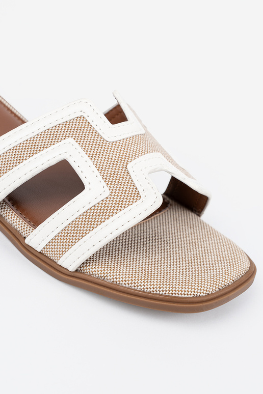 baltos spalvos Šlepetės moterų ant...