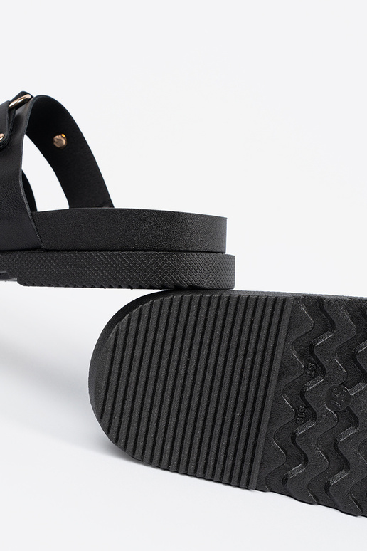 juodos spalvos Šlepetės moterų...