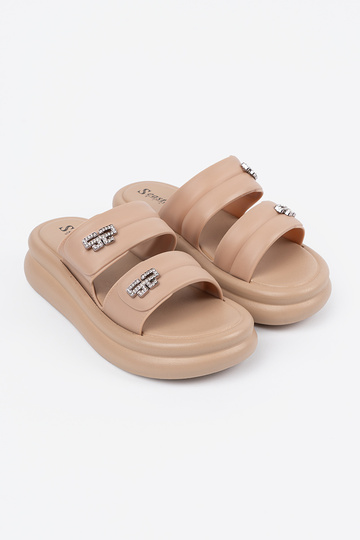 smėlio spalvos Šlepetės... 2