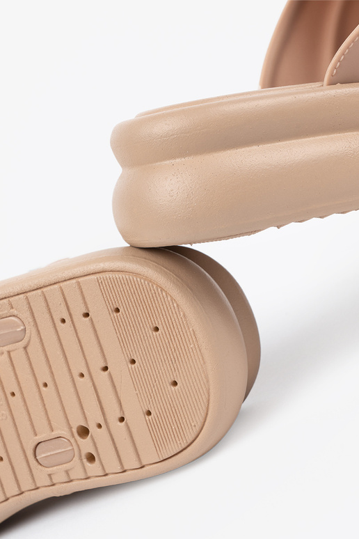 smėlio spalvos Šlepetės moterų su...