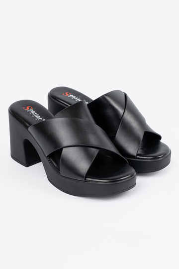 juodos spalvos Šlepetės ant... 2