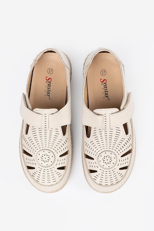 moteriški pusbačiai ažūriniai Velcro...