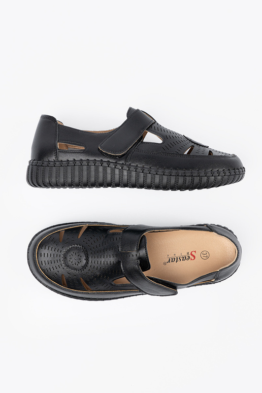 moteriški pusbačiai ažūriniai Velcro...