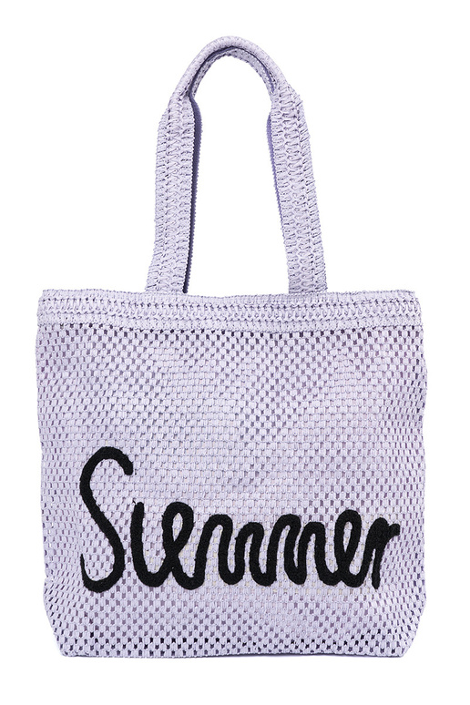 Violetinė paplūdimio rankinė