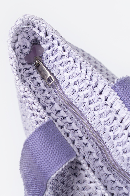 Violetinė paplūdimio rankinė