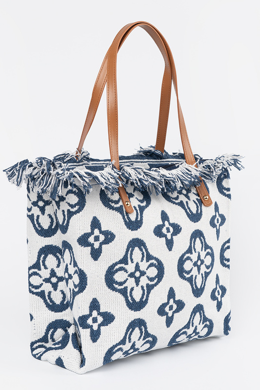 Paplūdimio rankinė su kutais ant peties