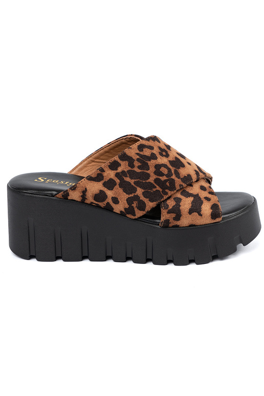 iš zomšos Šlepetės moterų ant...