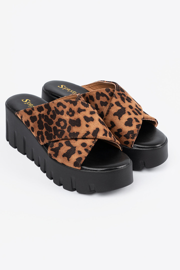 iš zomšos Šlepetės moterų... 2