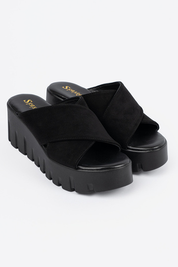 iš zomšos Šlepetės moterų... 2