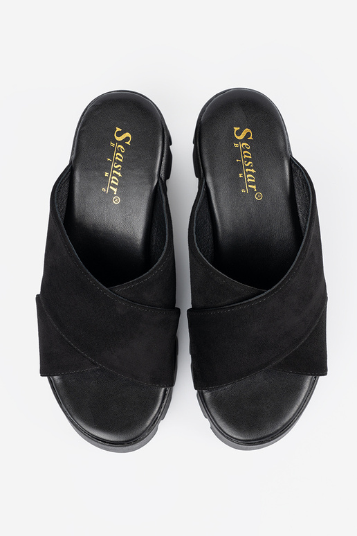 iš zomšos Šlepetės moterų ant...