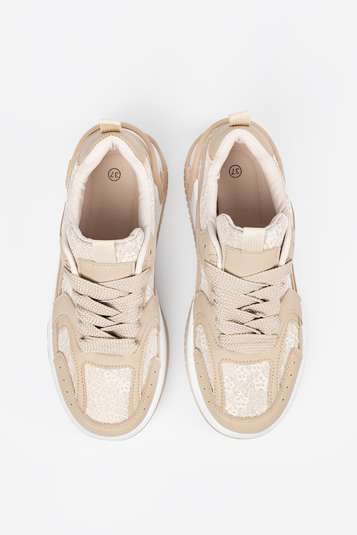 Smėlio spalvos moteriški laisvalaikio...