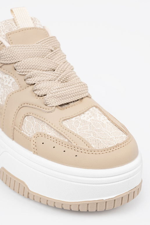 Smėlio spalvos moteriški laisvalaikio...