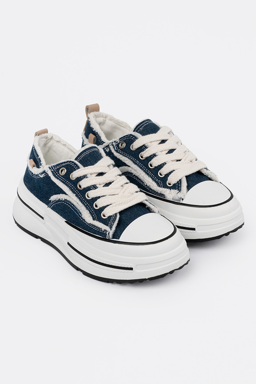 Tamsiai mėlynos spalvos moteriški...