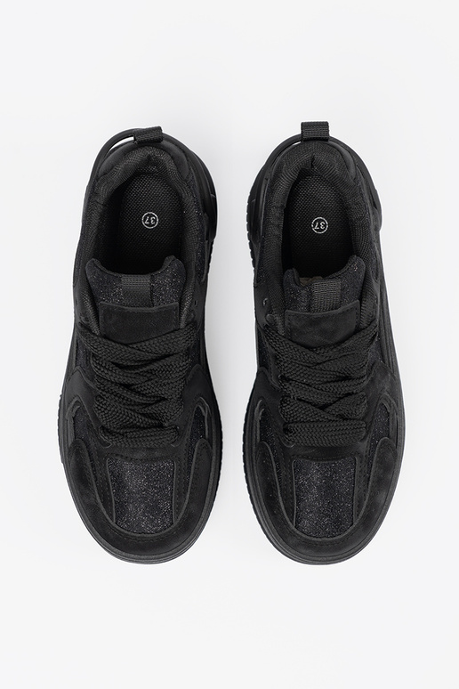 Juodi moteriški laisvalaikio batai su... Juodi moteriški laisvalaikio batai su...