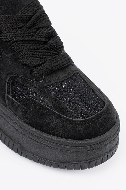 Juodi moteriški laisvalaikio batai su... Juodi moteriški laisvalaikio batai su...