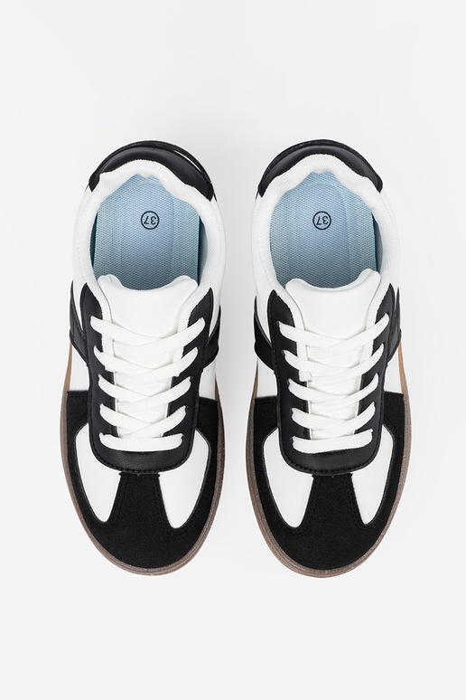 Juodi-balti sportinio stiliaus batai...