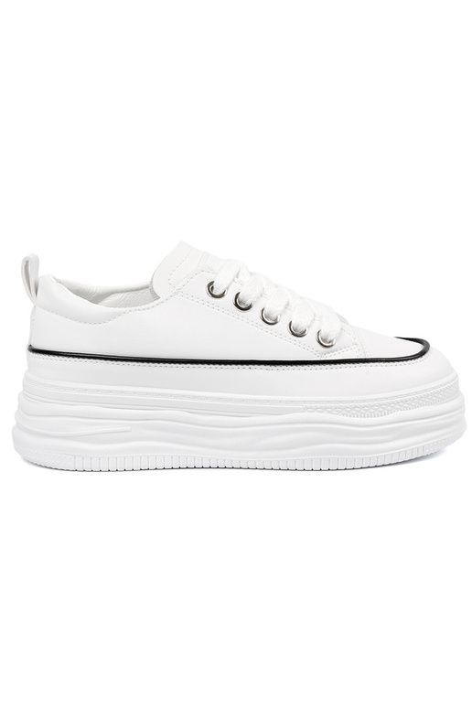 Baltos spalvos moteriški batai su...